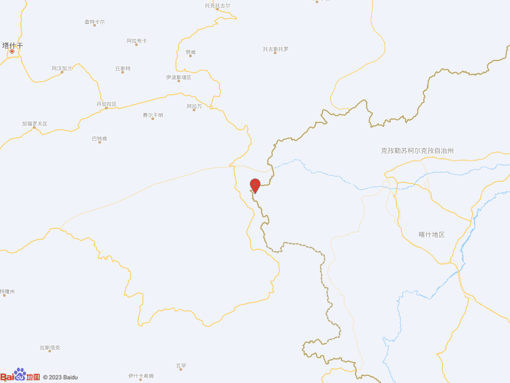 新疆克孜勒苏州阿克陶县（北纬39.39度，东经73.62度）发生3.7级地震