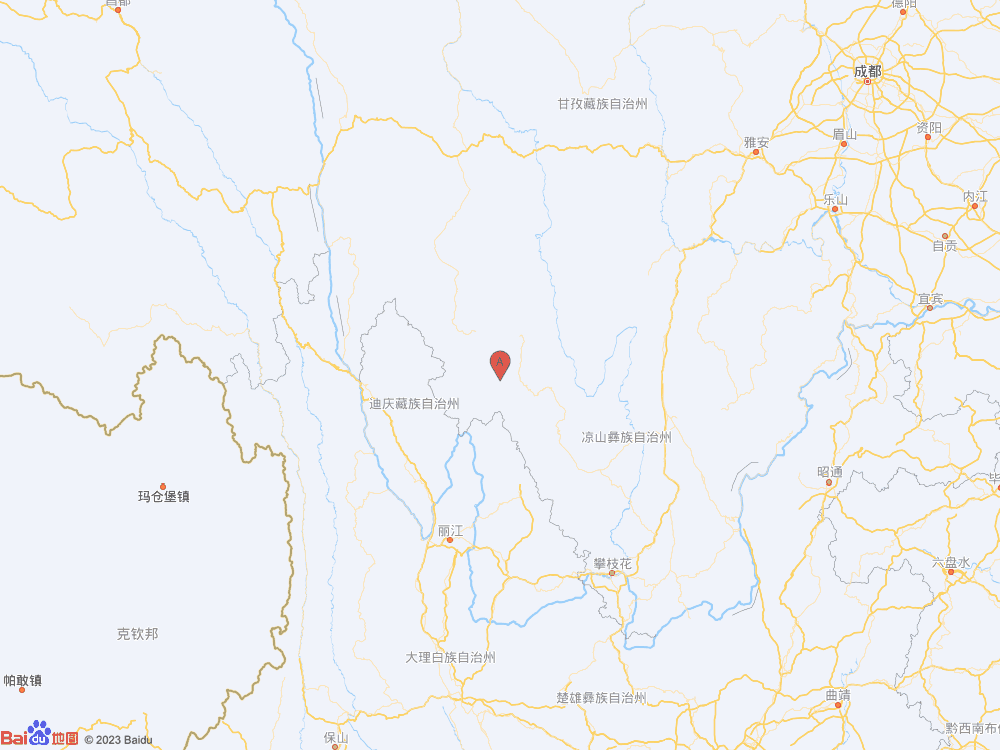 四川凉山州木里县（北纬28.22度，东经100.69度）发生3.6级地震