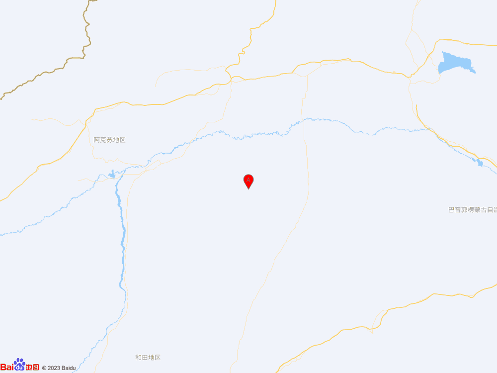 新疆阿克苏地区沙雅县发生3.8级地震