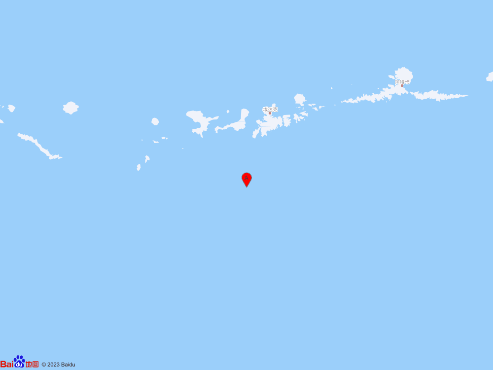 安德烈亚诺夫群岛发生5.8级地震