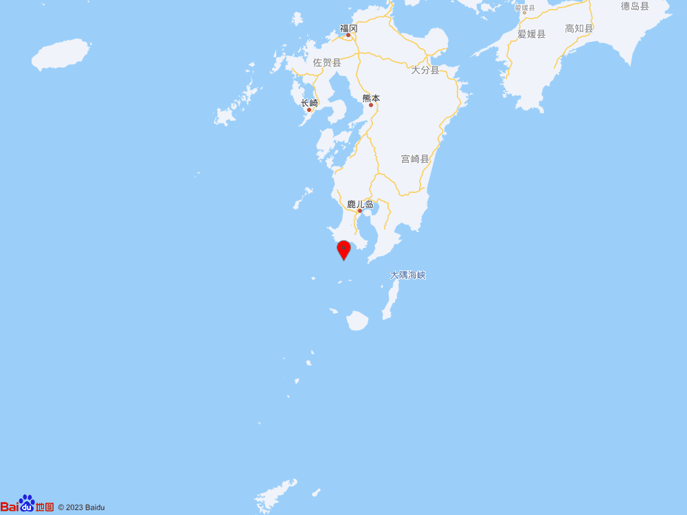 日本九州岛发生6.2级地震